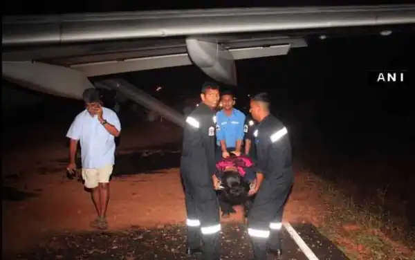 Plane Carrying 161 People Skids Off Runway During Takeoff, Many Injured. [See shocking Photos]